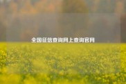 全国征信查询网上查询官网